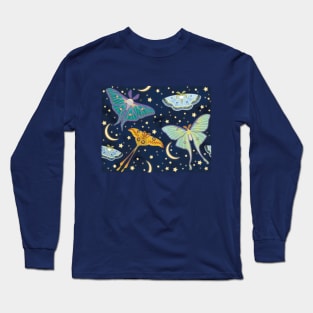 Moon Moths Long Sleeve T-Shirt